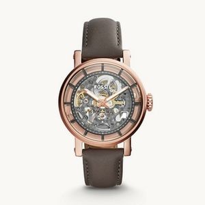 Fossil Brown Automatic Leather Watch